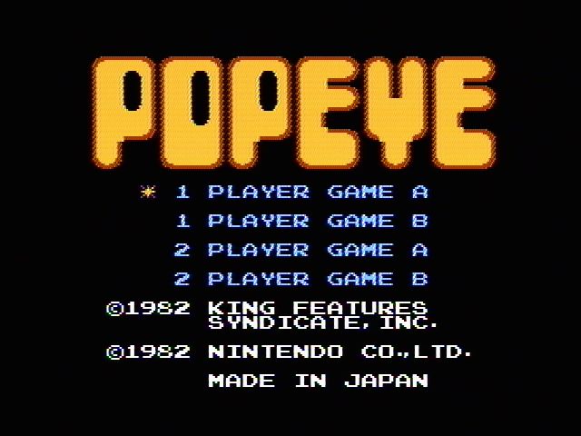 Popeye screenshot 5 for Famicom